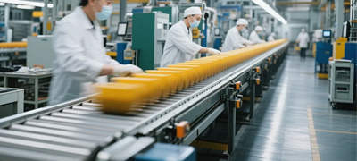 食品加工車(chē)間清潔場(chǎng)景