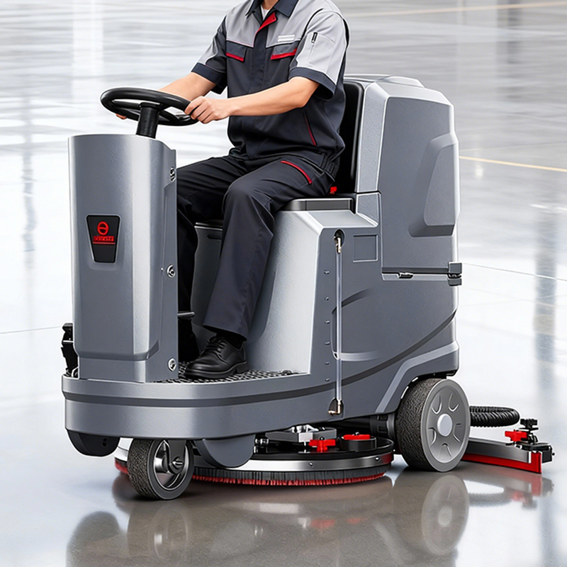 地下車(chē)庫(kù)清潔提質(zhì)｜和田金葉花物業(yè)攜手YZ-X5雙刷洗地機(jī)，破解萬(wàn)平車(chē)庫(kù)清潔難題