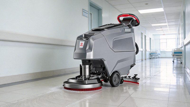 天津誠(chéng)安物業(yè)管理有限公司煥新樓宇清潔，揚(yáng)子X(jué)2E鋰電洗地機(jī)精準(zhǔn)賦能