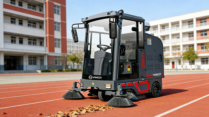 吉林省金譽(yù)地產(chǎn)引入揚(yáng)子鋰電掃地機(jī)，3萬(wàn)平車庫(kù)清潔全面升級(jí)