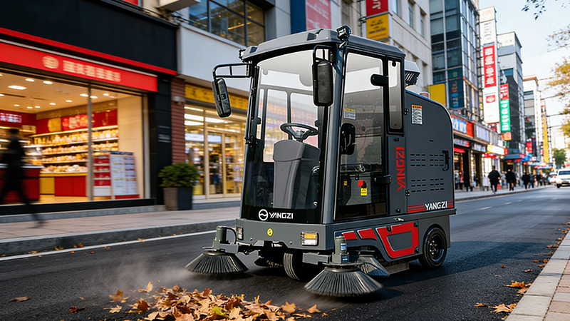 南京埃斯頓引入揚(yáng)子鋰電掃地機(jī)，開啟廠區(qū)綠色清潔新篇章