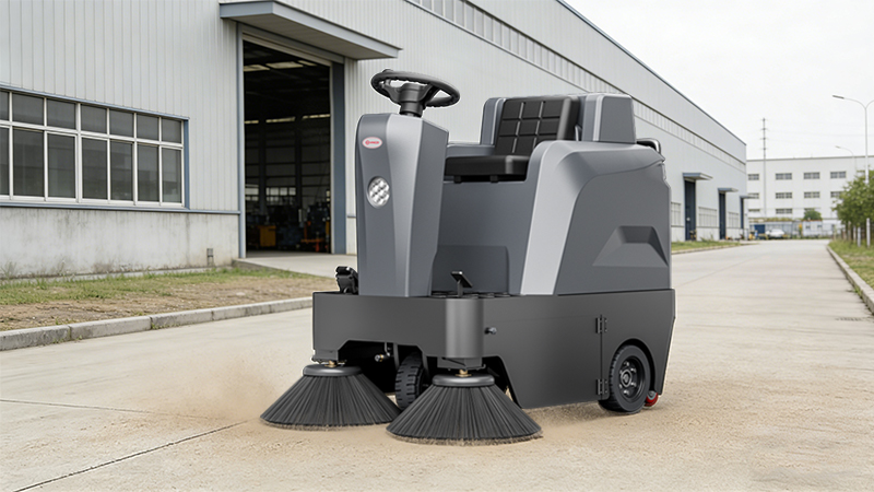 科技賦能廠(chǎng)區(qū)，湖北恒泰電線(xiàn)電纜有限公司引入揚(yáng)子YZ-S4駕駛式掃地機(jī)
