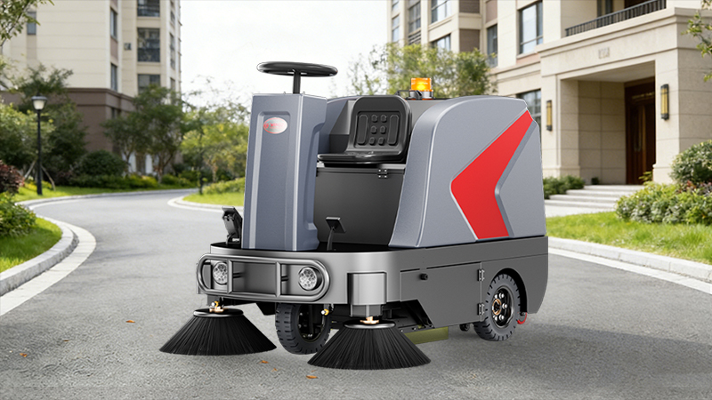 綠境物業(yè)引進(jìn)揚(yáng)子YZ-S5駕駛式掃地機(jī)，開(kāi)啟高效清潔新篇章